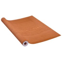 Berkfield Home Self-adhesive Furniture Films 2 pcs Light Oak 500x90 cm PVC in Brown - thumbnail 4