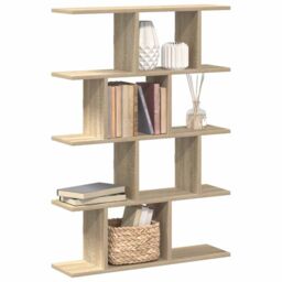 Berkfield Home Wall Cube Shelf 12 Compartments Sonoma Oak Engineered Wood in Brown