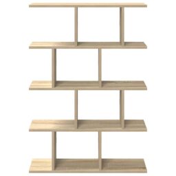 Berkfield Home Wall Cube Shelf 12 Compartments Sonoma Oak Engineered Wood in Brown - thumbnail 4