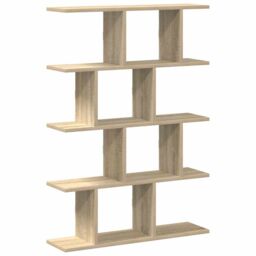 Berkfield Home Wall Cube Shelf 12 Compartments Sonoma Oak Engineered Wood in Brown - thumbnail 2