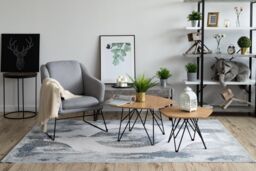 RugsX Valencia Rug in Blue - Size: 80 cm x 150 cm - thumbnail 4
