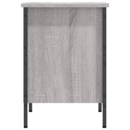 Berkfield Home Shoe Cabinet Grey Sonoma 38x35x50 cm Engineered Wood - Size: 38 x 35 x 50 cm - thumbnail 5
