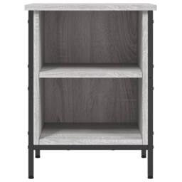 Berkfield Home Shoe Cabinet Grey Sonoma 38x35x50 cm Engineered Wood - Size: 38 x 35 x 50 cm - thumbnail 4
