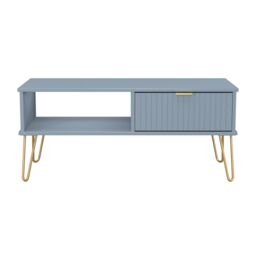 Ready Assembled 2 U Bexley 1 Drawer Coffee Table (Ready Assembled) in Light Blue - thumbnail 2