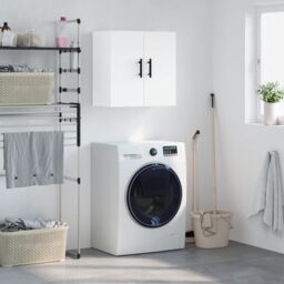 Berkfield Home Wall Cabinet White 60x31x60 cm Engineered Wood - Size: 60 x 31 x 60 cm - thumbnail 1
