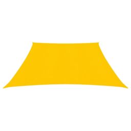 Berkfield Home Sunshade Sail 160 g/m ² Yellow 3/4x2 m HDPE - thumbnail 2