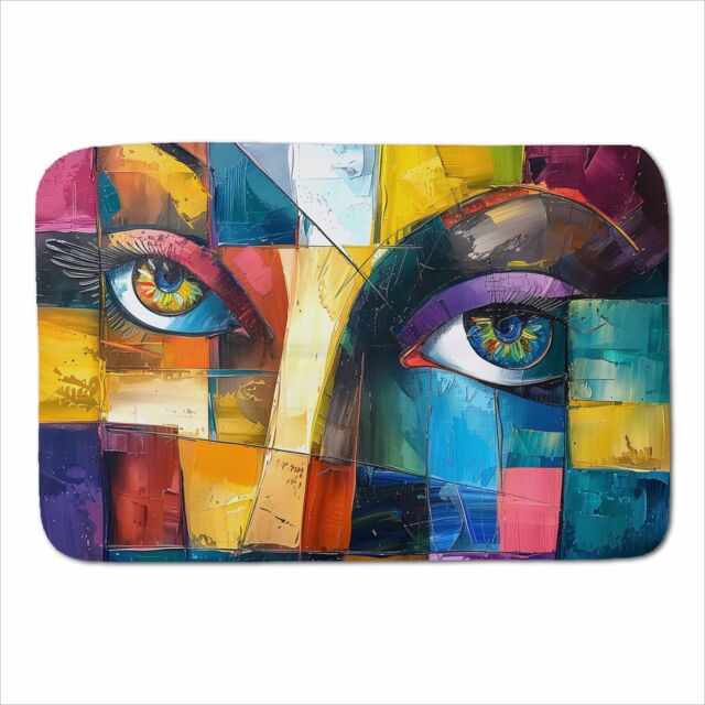 Warren Reed - Designer Fragmented Vision: Eyes Of The Soul Sherpa Blanket - Size: Large - image 1