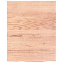 Berkfield Home Elegant Basin Shelf Wall Mounted Steel & Solid Wood Oak in Brown - thumbnail 8