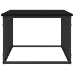 Berkfield Home Modern Coffee Table Black 100x50x35.5 cm Engineered Wood - thumbnail 5