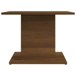 Berkfield Home Coffee Table Brown Oak 55.5x55.5x40 cm Engineered Wood - thumbnail 5