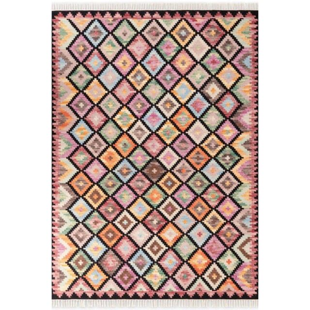 THE RUGS Kamal Kelim Rug, Handwoven Wool & Cotton, Reversible 3mm Flat Pile - Size: 120 cm x 170 cm - image 1