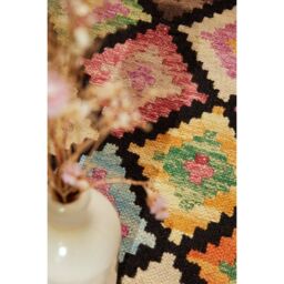 THE RUGS Kamal Kelim Rug, Handwoven Wool & Cotton, Reversible 3mm Flat Pile - Size: 120 cm x 170 cm - thumbnail 6