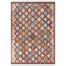 THE RUGS Kamal Kelim Rug, Handwoven Wool & Cotton, Reversible 3mm Flat Pile - Size: 120 cm x 170 cm - thumbnail 1