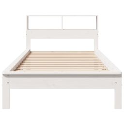 Berkfield Home Bookcase Bed without Mattress White 90x190 cm Single Solid Wood Pine - thumbnail 4