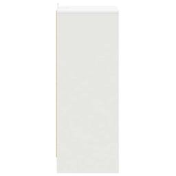 Berkfield Home Shoe Cabinet White 60x35x92 cm Engineered Wood - Size: 60 x 35 x 92 cm - thumbnail 5