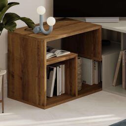 Decortie Glis' Modern Corner TV Unit for TVs Up to 35 Inches in Dark Brown - Size: 1 Pack - thumbnail 3