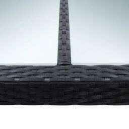 Berkfield Home Outdoor Dining Table Black 200x150x74 cm Poly Rattan - Size: 200 x 150 x 74 cm - thumbnail 4