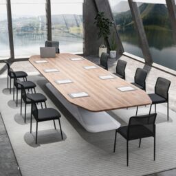 Costway Set of 2 Reception Chairs Stackable Office Armless Chairs Mesh Guest Chairs w/ Padded Seat in Black - thumbnail 5