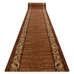 RugsX Bcf Feliks Runner in Brown - Size: 120 cm x 240 cm - thumbnail 1