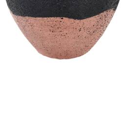 Wyld and Coco Handmade Terracotta Vase Black and Pink 31 cm Retro Vintage - thumbnail 6