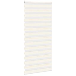 Berkfield Home Zebra Blind Marble Beige 105x200 cm Fabric Width 100.9 cm Polyester - thumbnail 3
