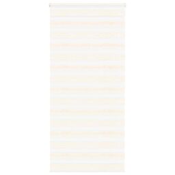 Berkfield Home Zebra Blind Marble Beige 105x200 cm Fabric Width 100.9 cm Polyester - thumbnail 1
