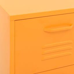 Berkfield Home Storage Cabinet Mustard Yellow 42.5x35x101.5 cm Steel - thumbnail 8