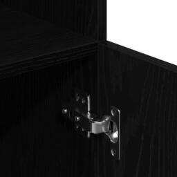 Berkfield Home Kitchen Cabinet Black 57x41.5x131.5 cm Engineered Wood - thumbnail 8