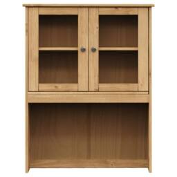 Berkfield Home Dresser Top VIGO 78x30x100 cm Solid Wood Pine in Brown - Size: 78 x 30 x 100 cm - thumbnail 4