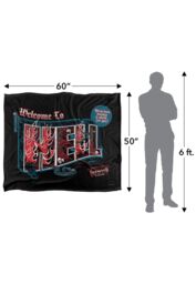 Supernatural Welcome Officially Licensed Silky Touch Super Soft Throw Blanket 152x127 cm in White - thumbnail 5