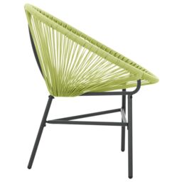 Berkfield Home Garden Acapulco Chair Poly Rattan Green - thumbnail 5