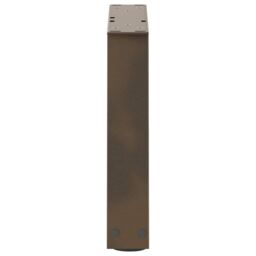 Berkfield Home Dining Table Legs V-Shape 2 pcs Natural Steel 30x(30-31.3) cm Steel in Brown - thumbnail 6