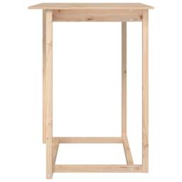 Berkfield Home Beautiful Bar Table 80x80x110 cm Solid Wood Pine in Light Tan - Size: 80 x 80 x 110 cm