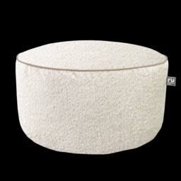 rucomfy Beanbags rucomfy Indoor Bean Bag Pouffe - Snug Drum Footstool in Cream - thumbnail 5