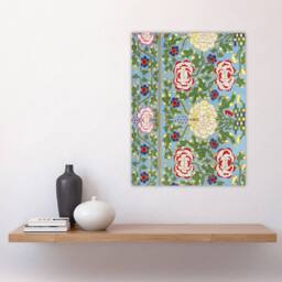 "Artery8 Owen Jones Colorful Floral Chinese Motif Pattern Wall Art Print - Size: W12"" x H16""" - thumbnail 4