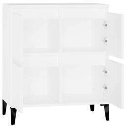 Berkfield Home Sideboard White 60x35x70 cm Engineered Wood - Size: 60 x 35 x 70 cm - thumbnail 8