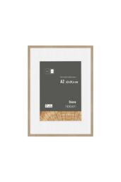 nielsen Skava A2 Wooden Picture Frame With A3 Mount & Glass Front in Light Oak - thumbnail 1
