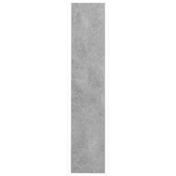 Berkfield Home Wall Shoe Cabinets 2 pcs Concrete Grey 60x18x90 cm Engineered Wood - Size: 60 x 18 x 90 cm - thumbnail 7