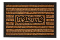 Orsina Filta Welcome Coir Panama Doormat in Natural - Size: 100 cm diameter - thumbnail 1