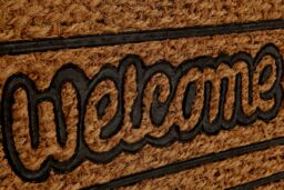 Orsina Filta Welcome Coir Panama Doormat in Natural - Size: 100 cm diameter - thumbnail 4