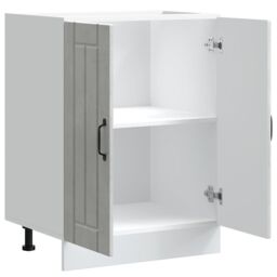 Berkfield Home Sink Base Cabinet Lucca Concrete Grey Engineered Wood - thumbnail 6