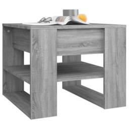 Berkfield Home Decorative Coffee Table Grey Sonoma 55.5x55x45 cm Engineered Wood - thumbnail 6