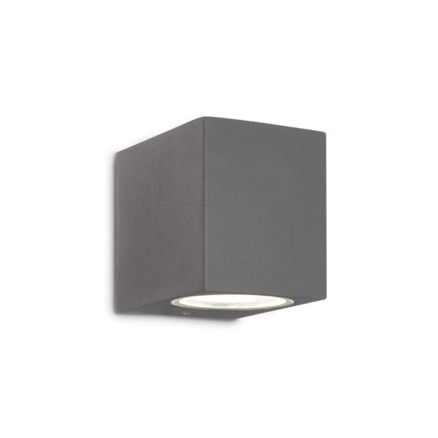 Netlighting Up 1 Light Outdoor Wall Light Anthracite IP44 G9 in Black