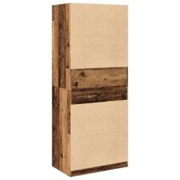 Berkfield Home Wardrobe Old Wood 80x50x200 cm Engineered Wood in Brown - Size: 80 x 50 x 200 cm - thumbnail 6