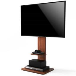 Nordara Heavy Duty TV Floor Stand in Brown - Size: 100 cm x 100 cm - thumbnail 3