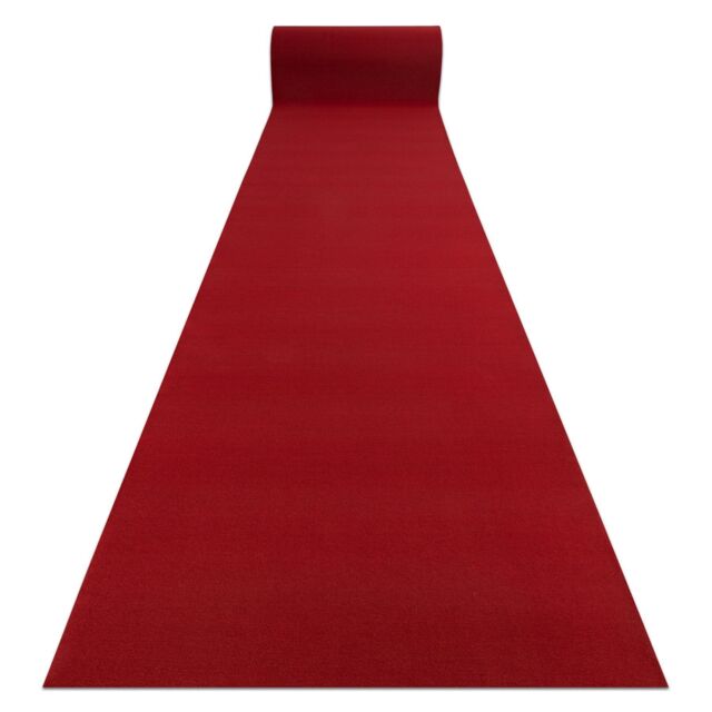 RugsX Anti-Slip Rumba Runner in Red - Size: 120 cm x 420 cm - image 1
