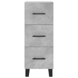 Berkfield Home Highboard Concrete Grey 34.5x34x180 cm Engineered Wood - thumbnail 6