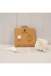 KDMD Set of 3 Off-White Spinning Top Baubles - thumbnail 3