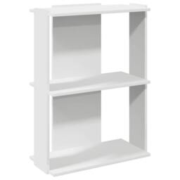 Berkfield Home Elegant Bookcase 3-Tier White 60x30x80 cm Engineered Wood - Size: 60 x 30 x 80 cm - thumbnail 3