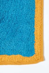 Homescapes Rubber Duck Bath Mat Soft, Absorbent & Non-Slip for Kids in Blue - thumbnail 2